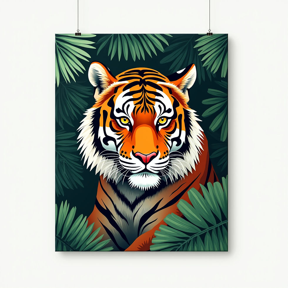 Hidden Tiger Lenticular