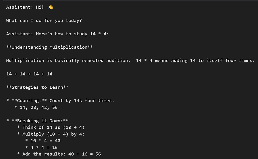 snapshot of chat communication