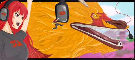 Draquinho e Ryza - Eduardzs_arts