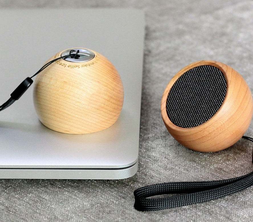 Thumbnail: Tumbler Selfie Bluetooth Speaker - by Gingko Design