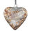 Thumbnail: 8cm Pale Gold Friendship Heart - by Sienna Glass