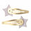 Thumbnail: Star Glitter Hair Clips - Set of 2