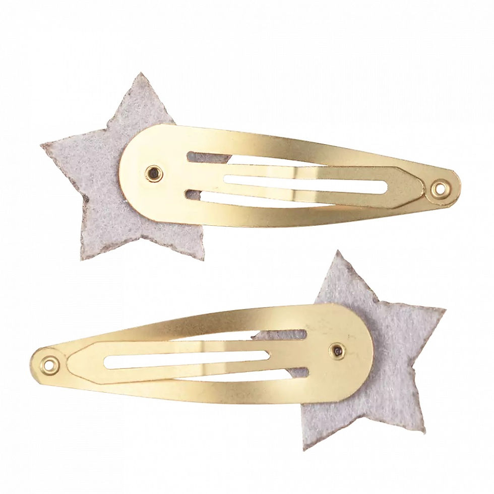 Thumbnail: Star Glitter Hair Clips - Set of 2