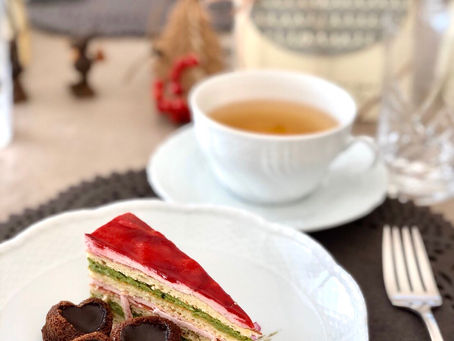 ティータイムレッスン 春色ケーキ 神戸舞子お菓子教室CakeCake