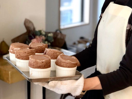 チョコレートスフレ 神戸舞子お菓子教室CakeCake