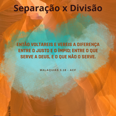 Separação X Divisão