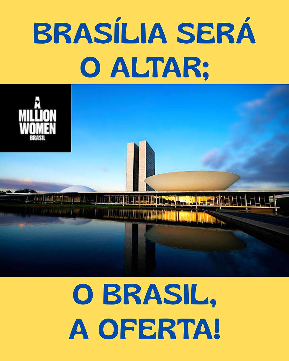 Encontro de um milhão de intercessores pelo Brasil, em Brasília/DF.