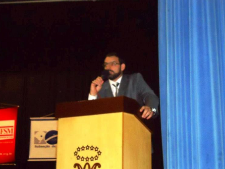 Prof. Dr. JEFERSON MARIN ministra palestra no Congresso Internacional de Direito Ambiental - UFSM