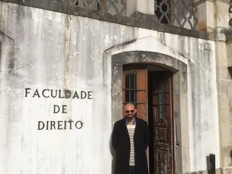 Prof. Dr. JEFERSON DYTZ MARIN inicia trajetória como professor convidado da Universidade de Coimbra.
