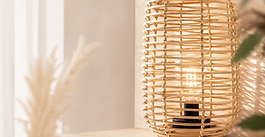 Wholesale Woven Baskets with Decorative Solar Light Styling
