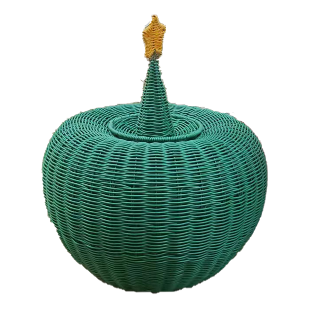 PP Rattan Christmas Apple Storage Basket