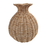 Thumbnail: Rustic Indie Aesthetic Terracotta Vase, Wide Mouth Circle with Pedestal, Bloomin