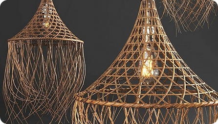 woven lamp