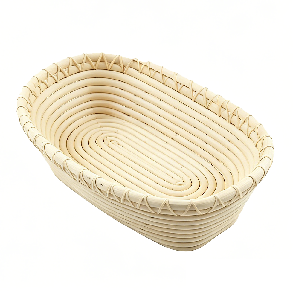 Thumbnail: Oval Woven Bread Bowl for Kitchen Counter & Dining Table