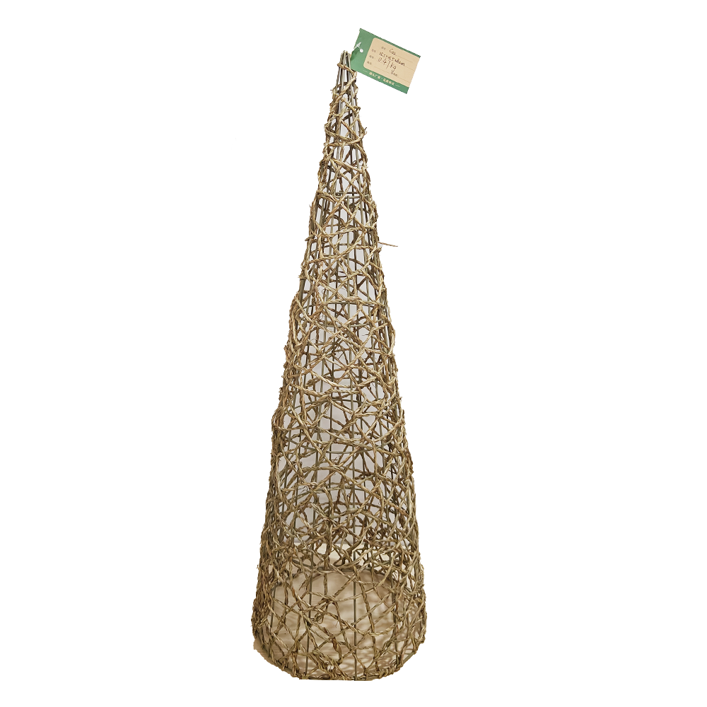 Rattan Christmas tree ornament