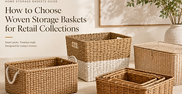 How to Choose Woven Storage Baskets for Retail Collections