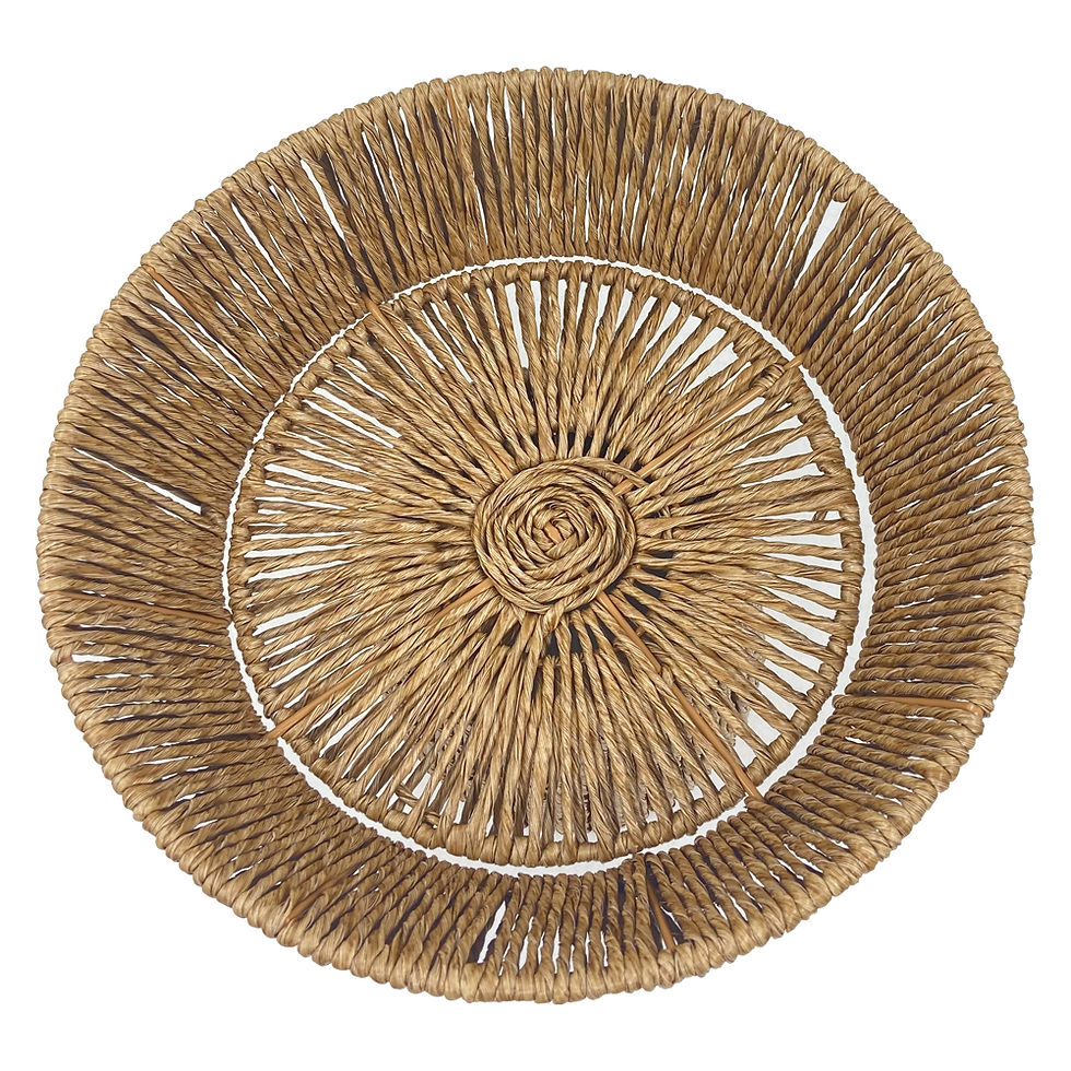 Thumbnail: 3-Tier PP Rattan Fruit Display Stand - Tiered Countertop Organizer for Snacks