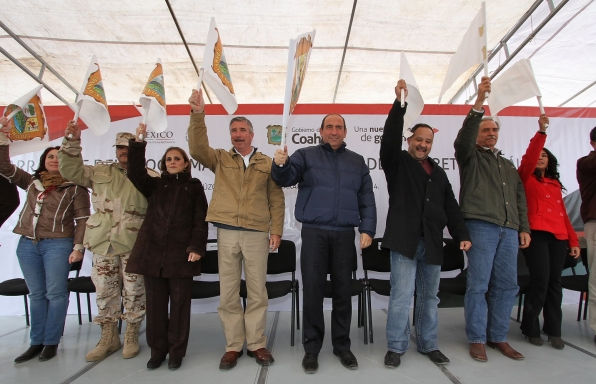 Inicia Gobernador Rubén Moreira Programa de Pavimentación y de Concreto Hidráulico