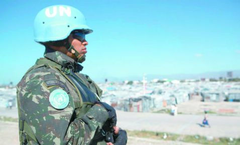 Ejército de la ONU en Mexico.