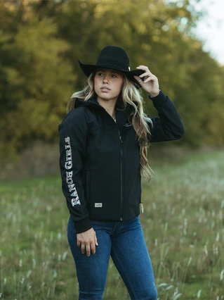 Ranch Girls Soft Shell Jacket McKENZIE Black
