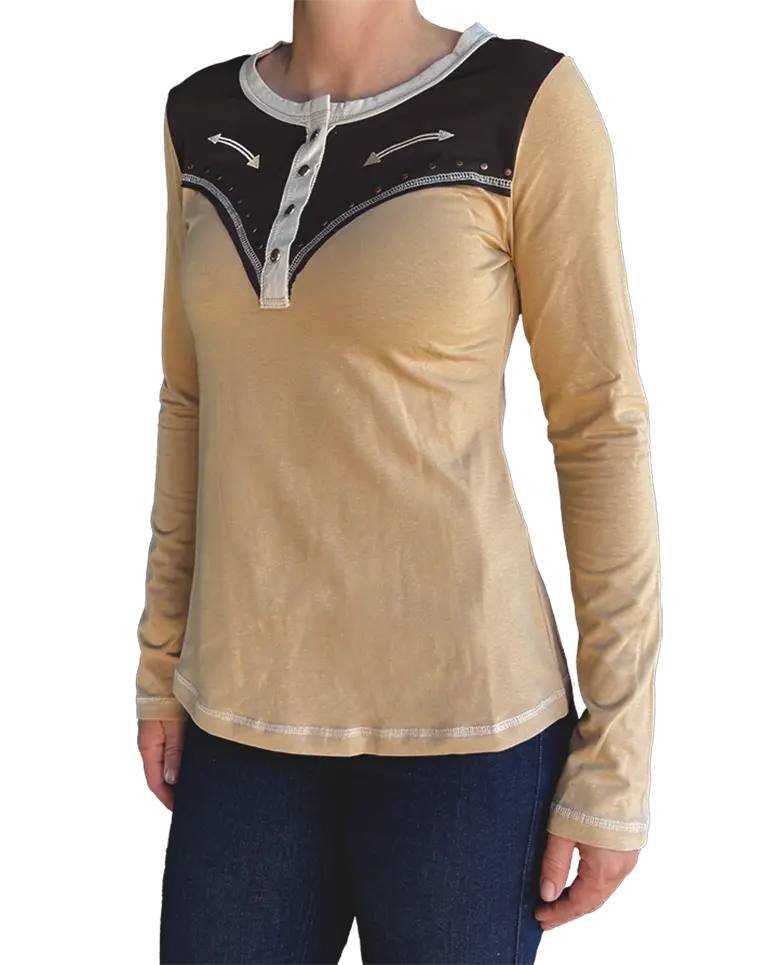 Ranch girls western brand, long sleeve Darcy, western style