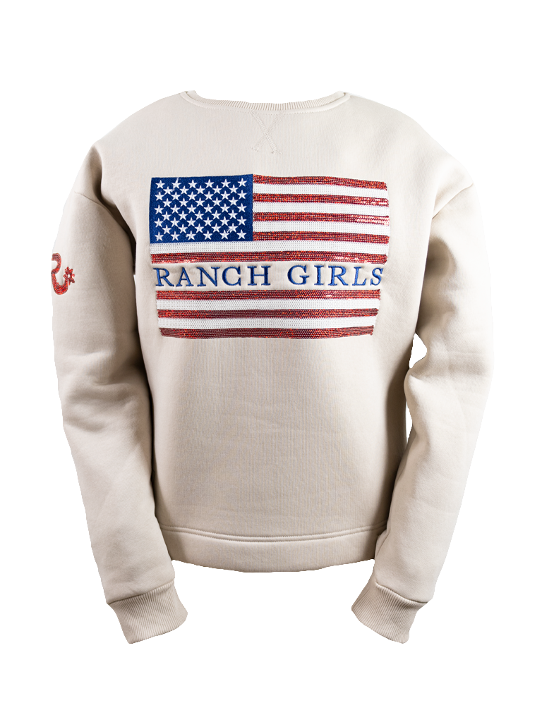 Girls crew neck sweater sale