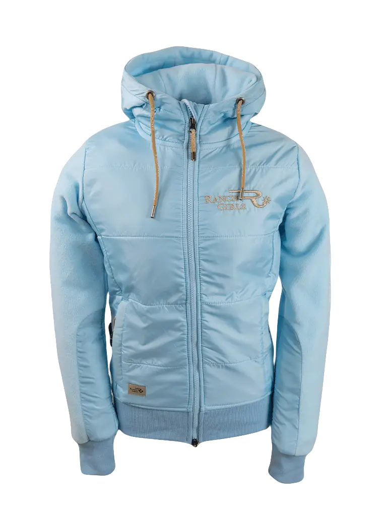 Fleece-Pro-Shield-Jacke-in-crystalblue-für-Reiter