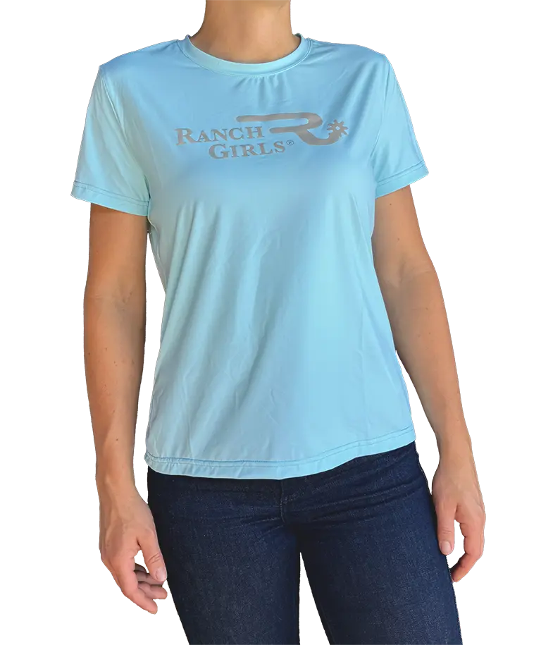 ranch girls t-shirt, flattering fit, light weight, super thin and soft fabric