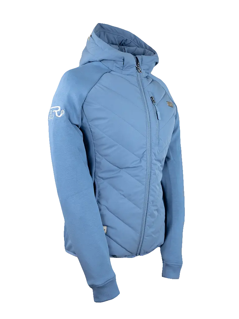 westernriding jacket for sporty women's in cloud blue
