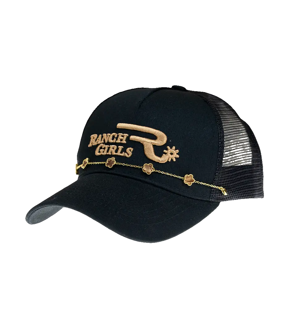 ranch-girls-meshcap-black-blumenketten-detail
