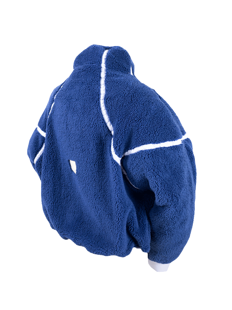 fashionable cropped soft plush zipper from ranch girls