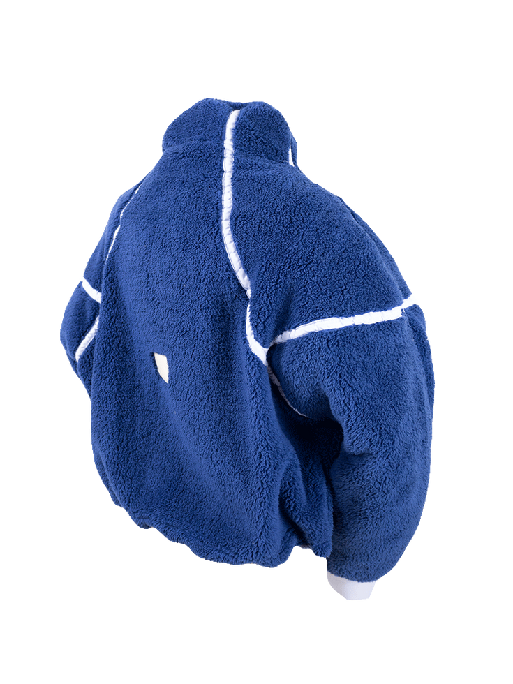 fashionable cropped soft plush zipper from ranch girls
