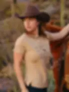 Western-Women-T-Shirt-Wilma-sand-for-Riding