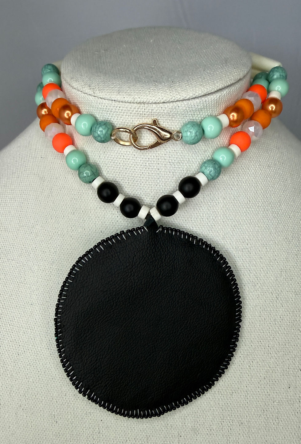 Thumbnail: Monarch Butterfly Medallion Necklace