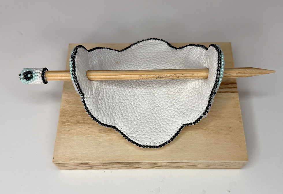 Thumbnail: Mint Moon and Tides Hair Stick Barrette