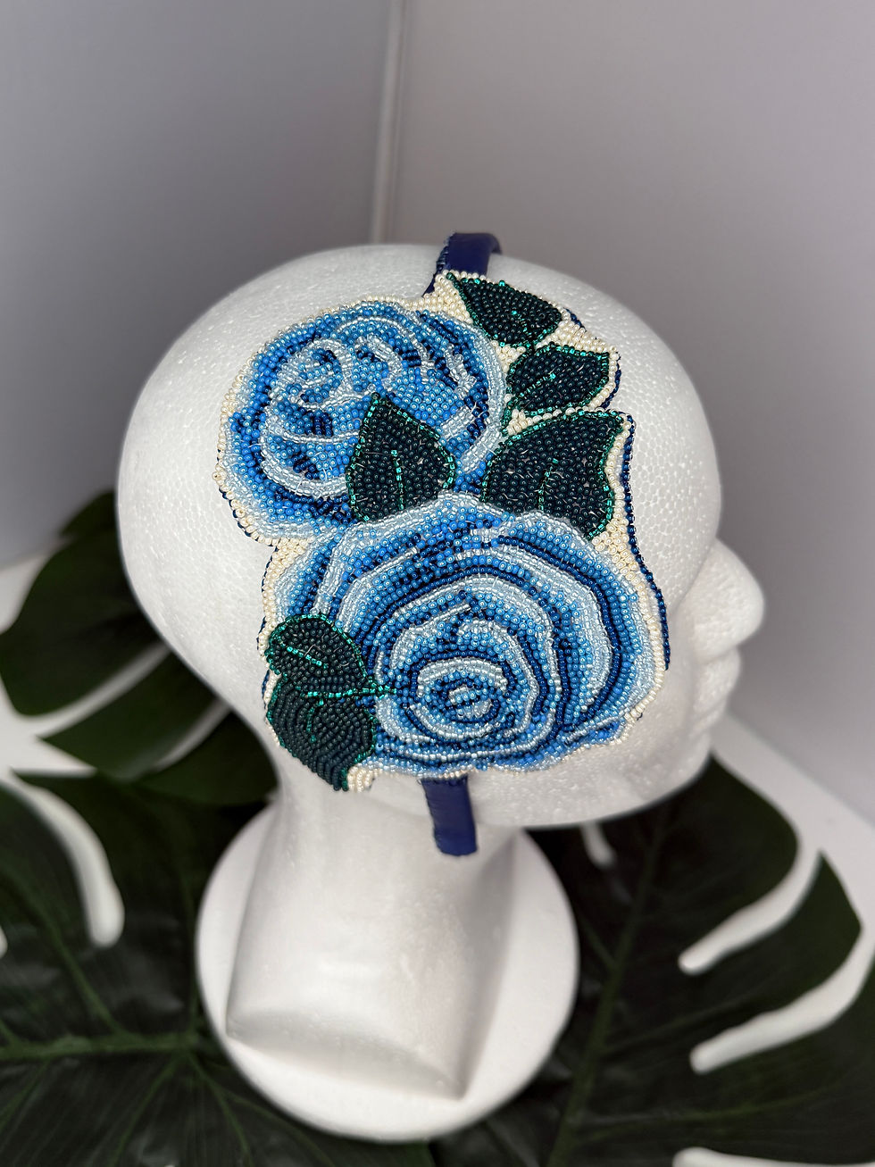 Thumbnail: Blue Roses Headband