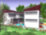 Modern tropical bungalow design