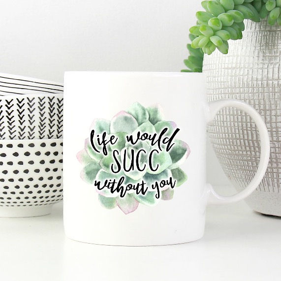 Succulent Coffee Mug