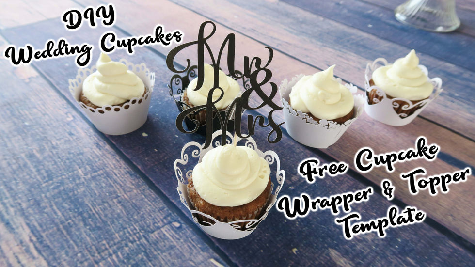 Easy DIY Wedding Cupcakes