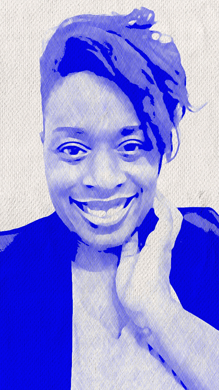 artsy profile photo of the owner, CEO of TRUST KISHA DESIGNS Kisha Deputy-Frazier