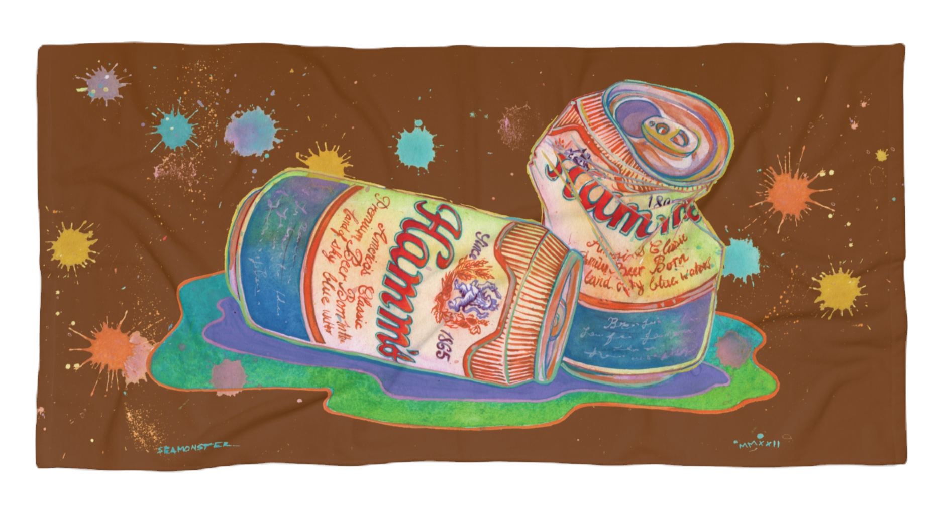 Hamms Beach Towel (brown)