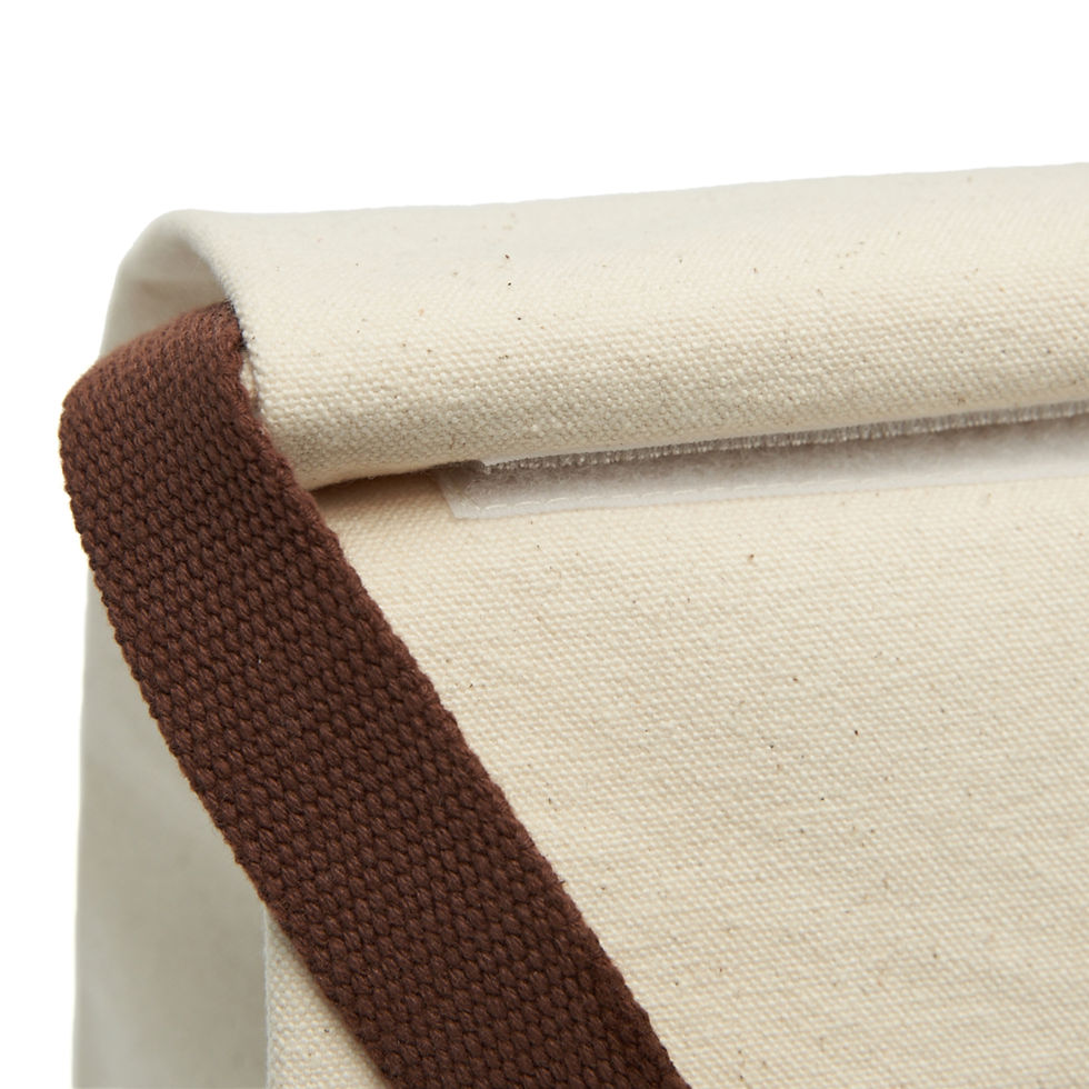 Миниатюра: Canvas Lunch Bag — Minimal LA Logo Insulated Tote with Strap