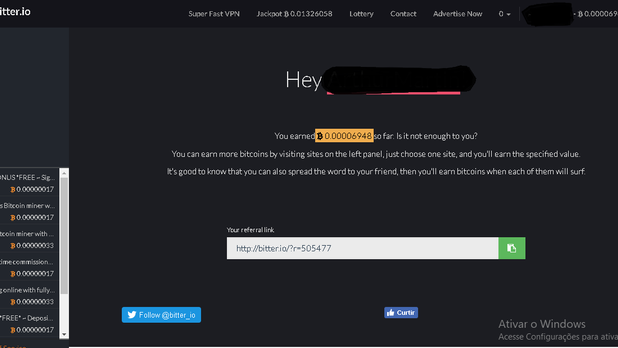 Bitter.io the site that helps you with your first BTC's (Updated 11/07/2017)