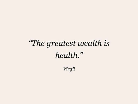 Health is Wealth