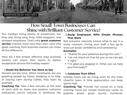 Brilliant Customer Service