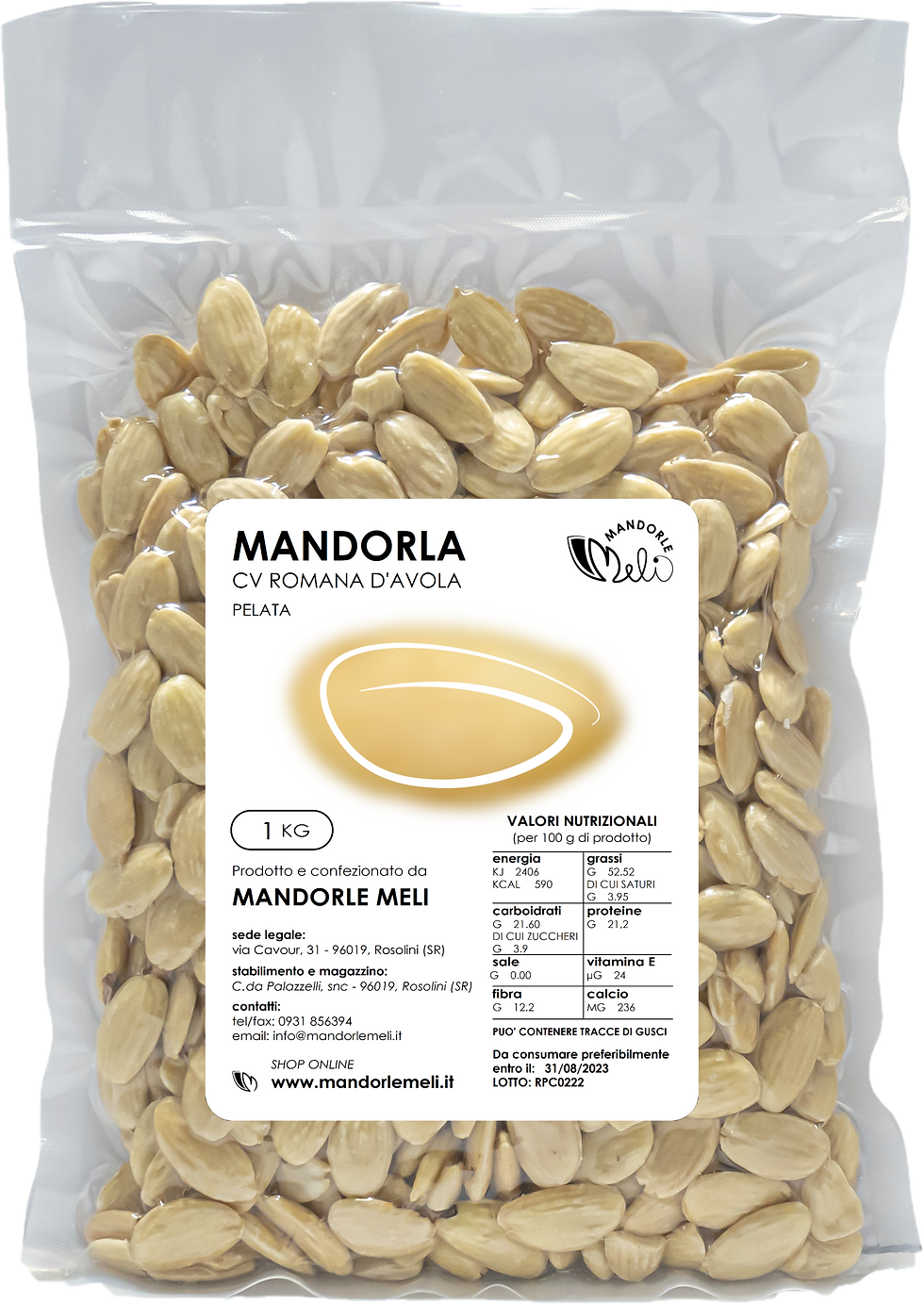 Miniatura: MANDORLA CV ROMANA - Pelata