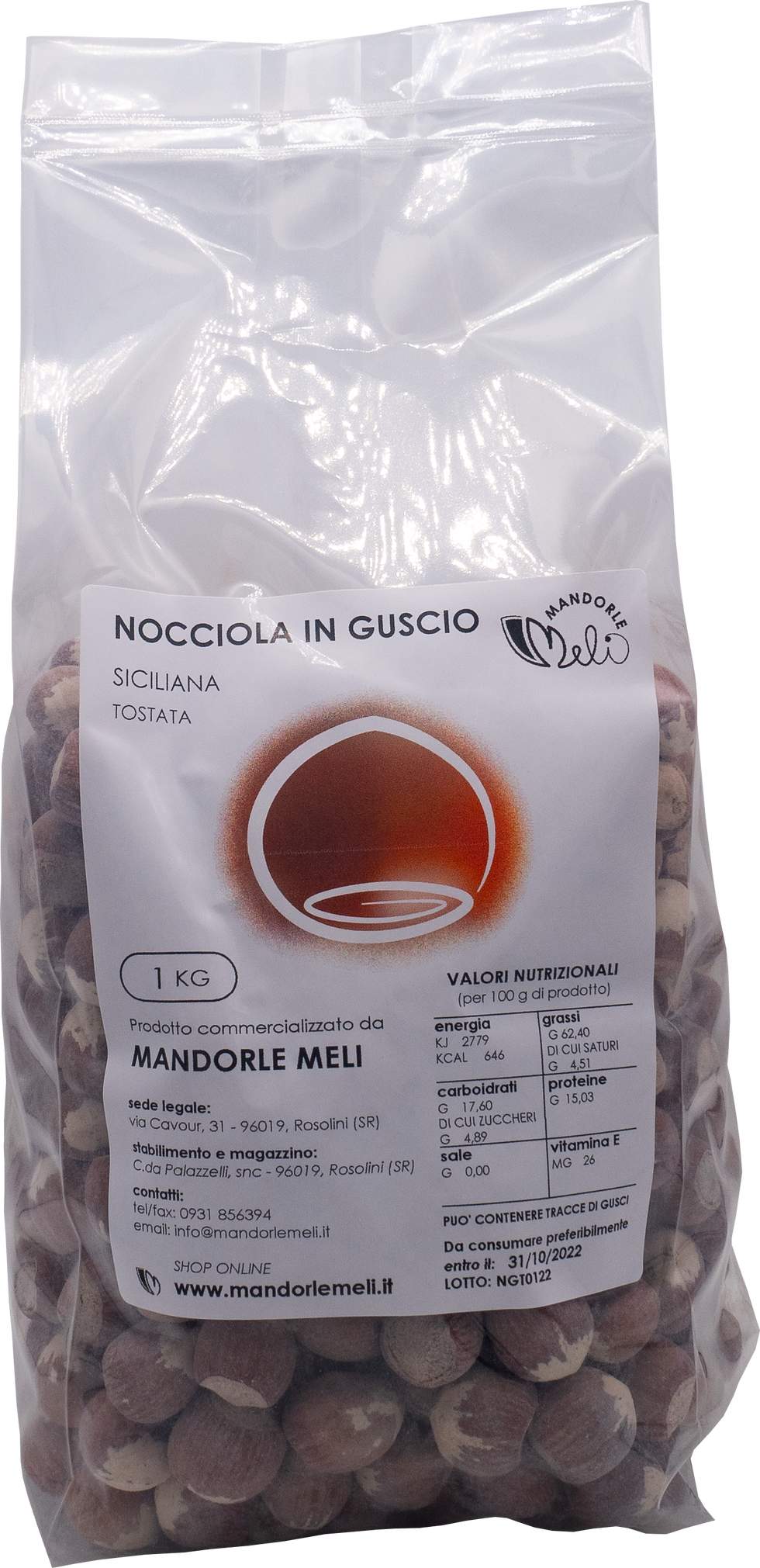 Thumbnail: Nebrodi hazelnut - In shell