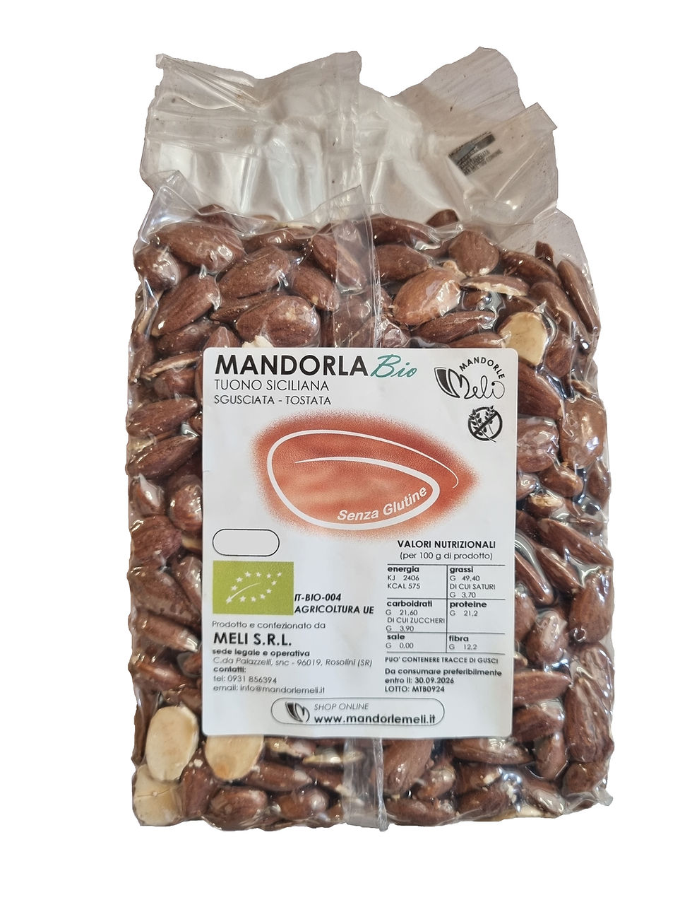 Thumbnail: Natural Toasted Cv Tuono Almond