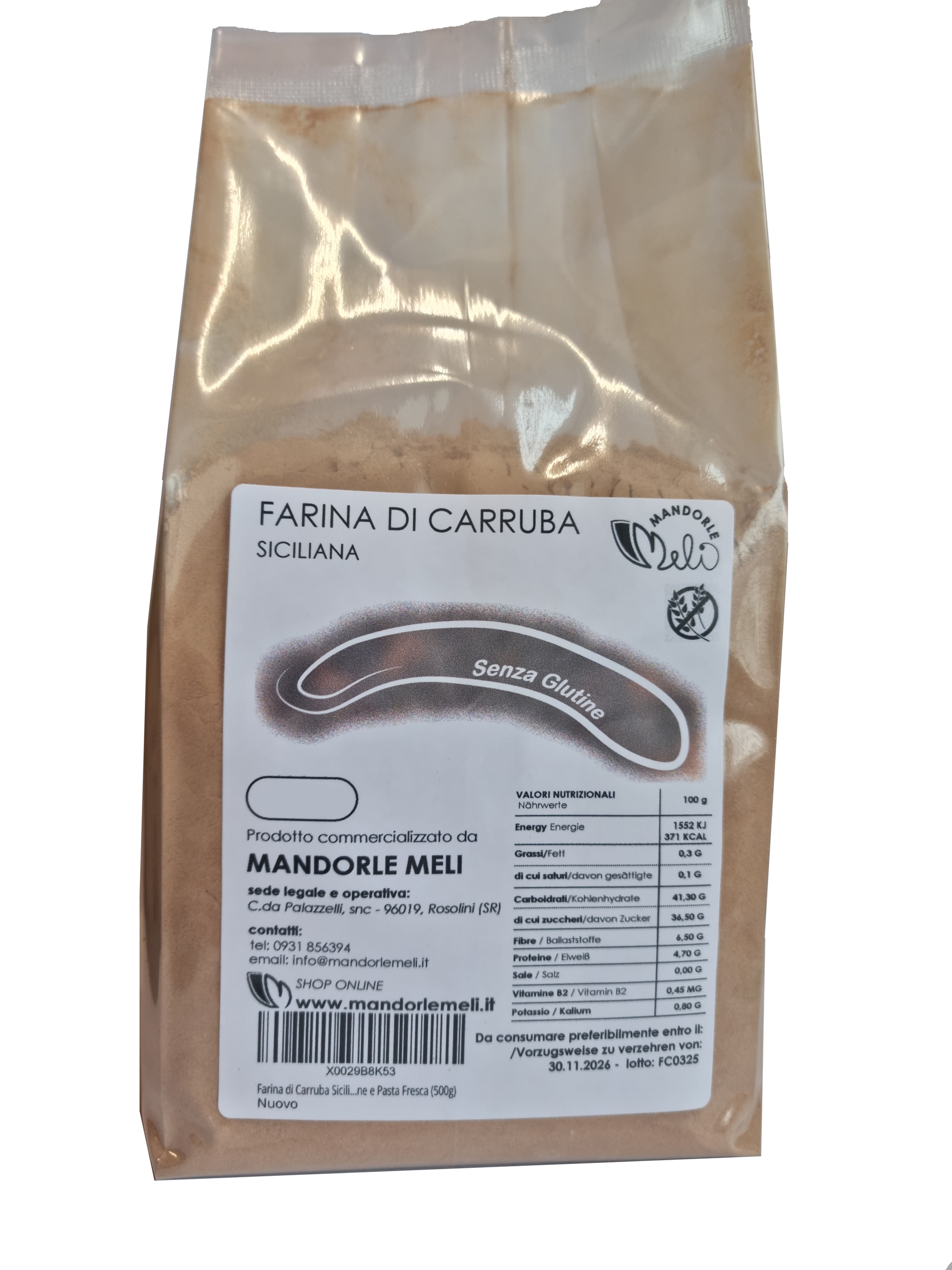 Farina di Carruba Siciliana