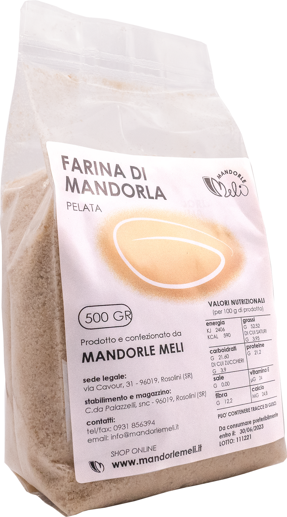 Miniatura: FARINA DI MANDORLA PELATA o GRANELLA